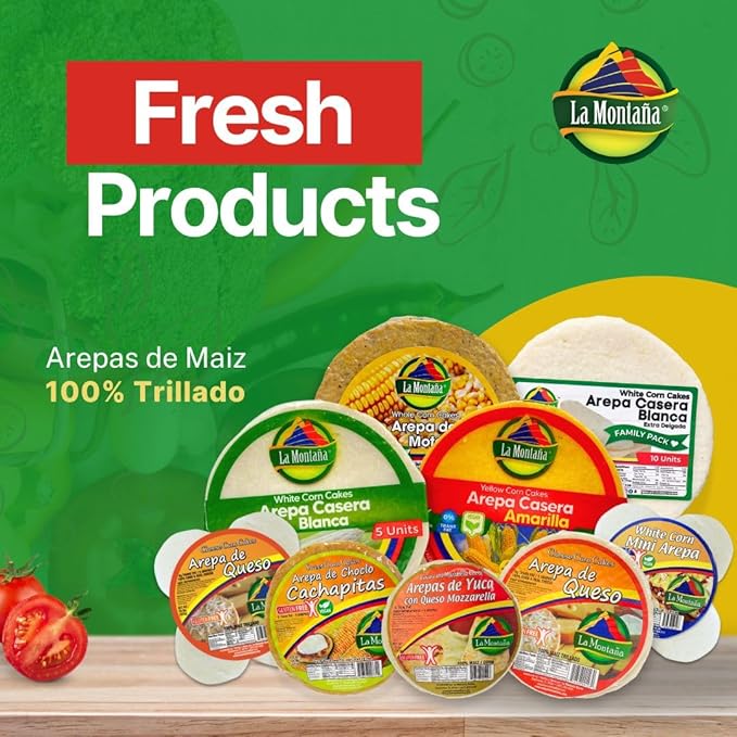 Arepa Casera Blanca Extra Delgada - PAQUETE FAMILIAR