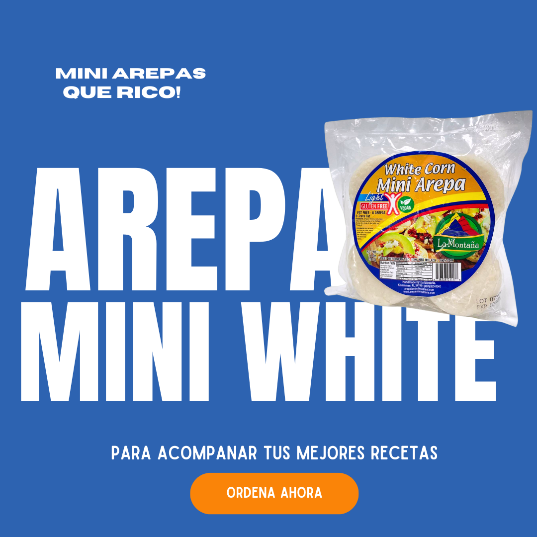 White Corn Mini Arepa/ Arepa Blanca Mini