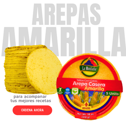 Yellow Corn Cake/ Arepa Amarilla