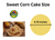 Sweet Corn Cake/ Arepa de Choclo/ Cachapita